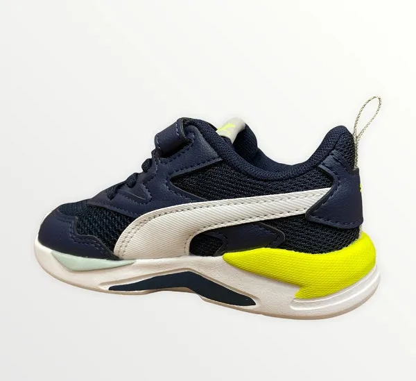 Puma scarpa sneakers da infant X-Ray Lite AC Inf 374398 21 blu-bianco-giallo