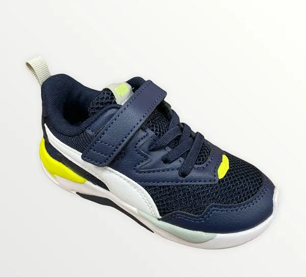 Puma scarpa sneakers da infant X-Ray Lite AC Inf 374398 21 blu-bianco-giallo