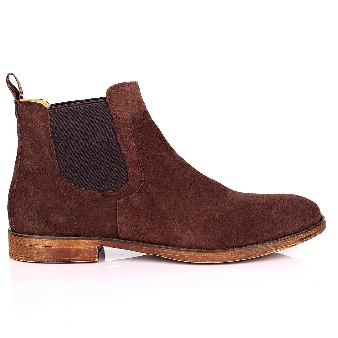 Renato Dullbecc Chelsea Coffee Suede Shoes