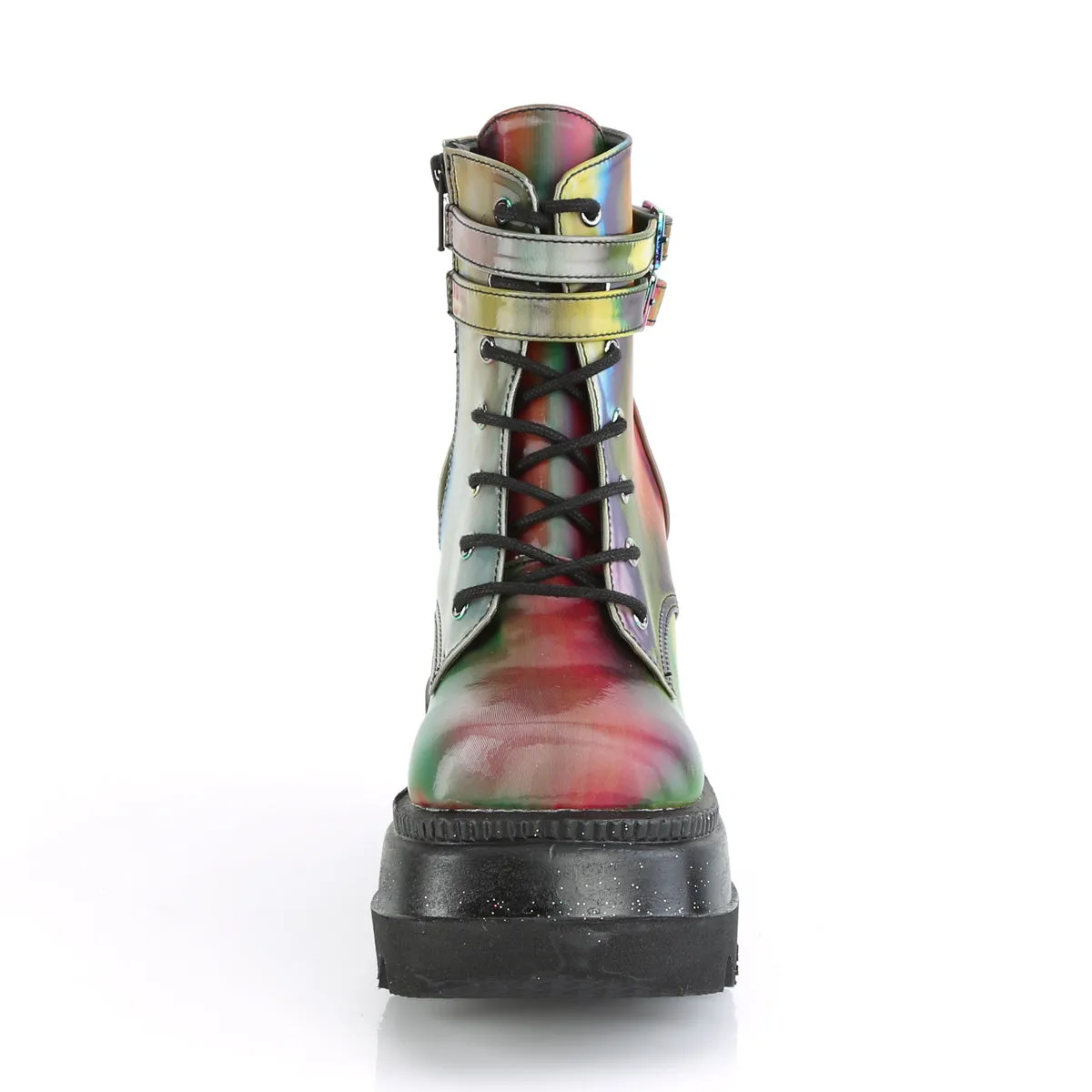 Shaker-52 Wedge Platform Rainbow Boots