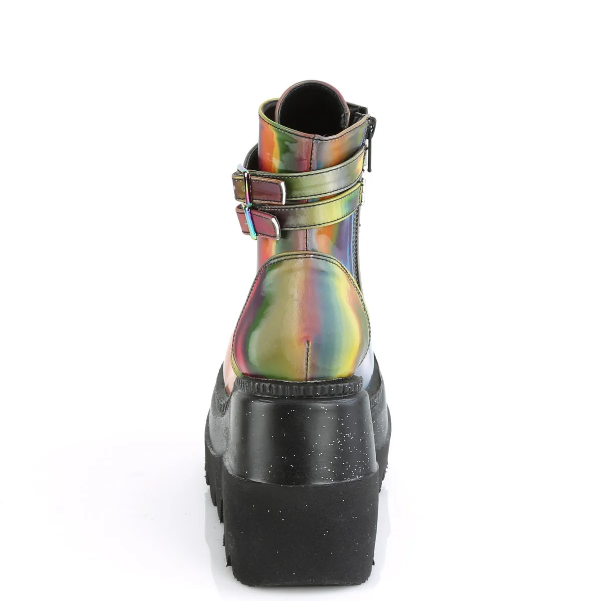 Shaker-52 Wedge Platform Rainbow Boots