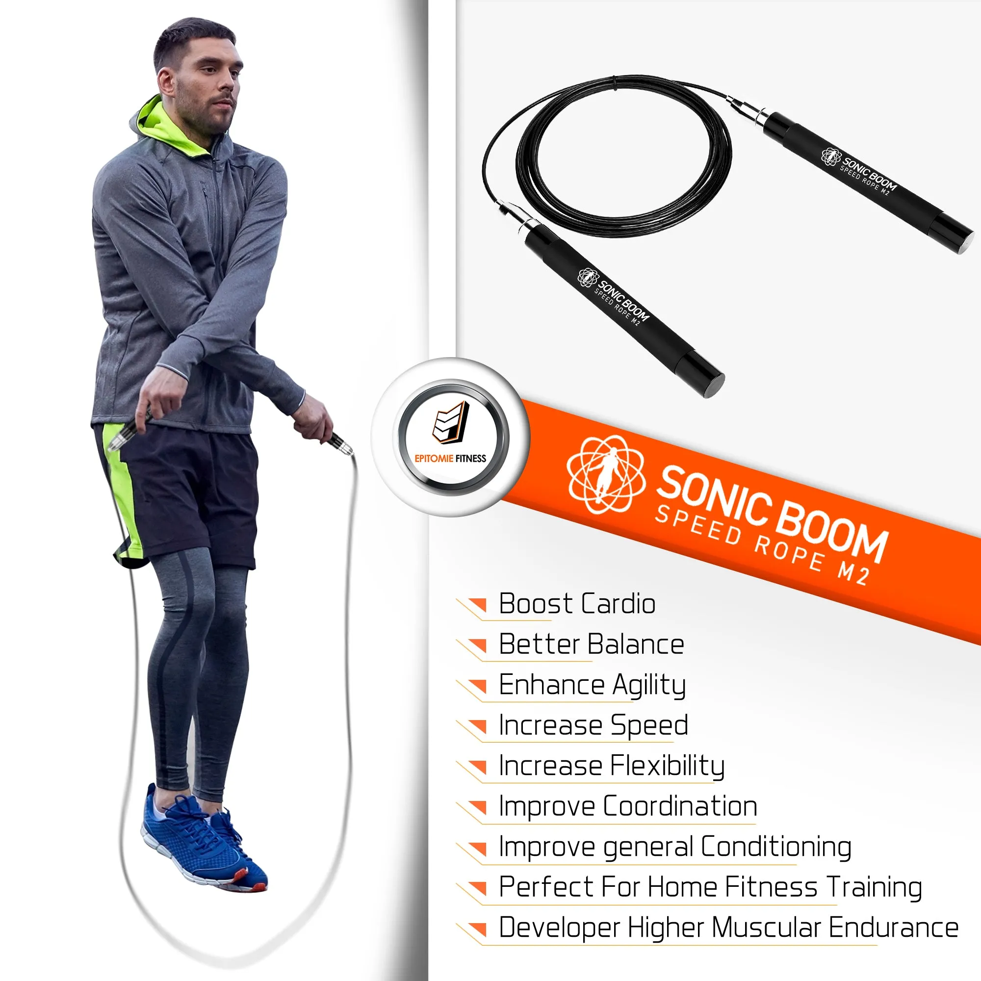 Sonic Boom M2 High Speed Jump Rope