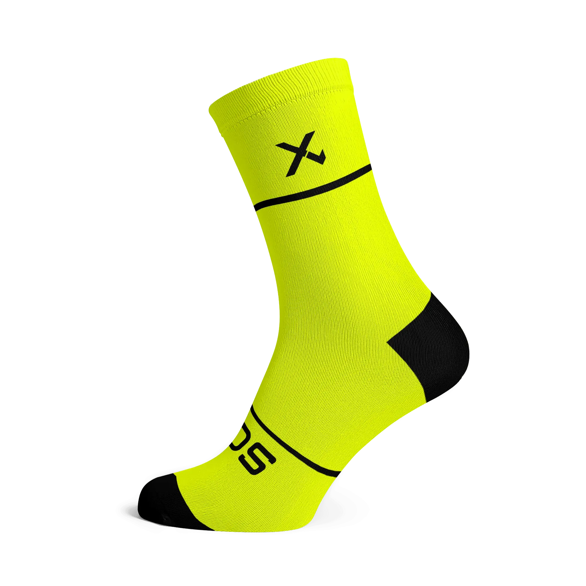 SOX Footwear - Premium Fluo Yellow Socks