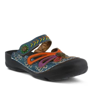 Spring Step Shoes L'Artiste Copa Hand Painted Leather Clogs