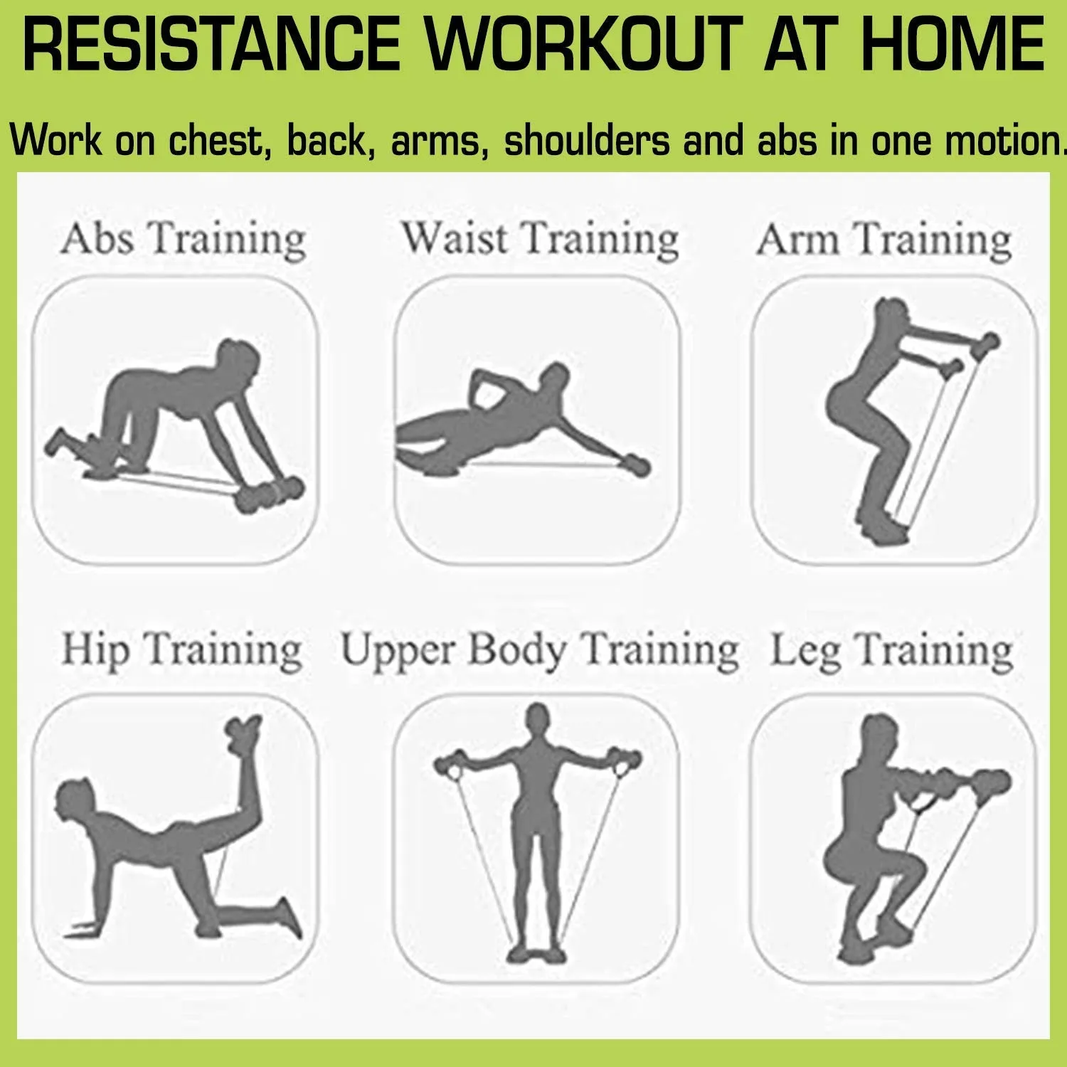 Strauss Ab Exerciser with 6 Levels Resistance