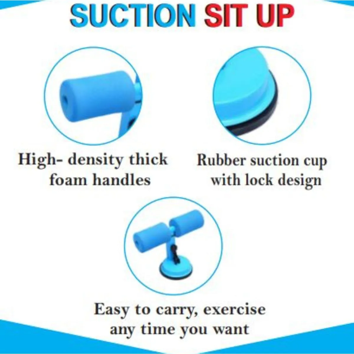 Suction Sit Ups (Assorted Color)