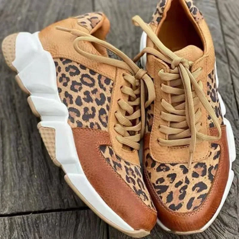 Tênis Feminino Casual Animal Print