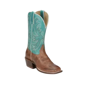 Tony Lama Women's Western Rowena 11 Caramel Brown Boots