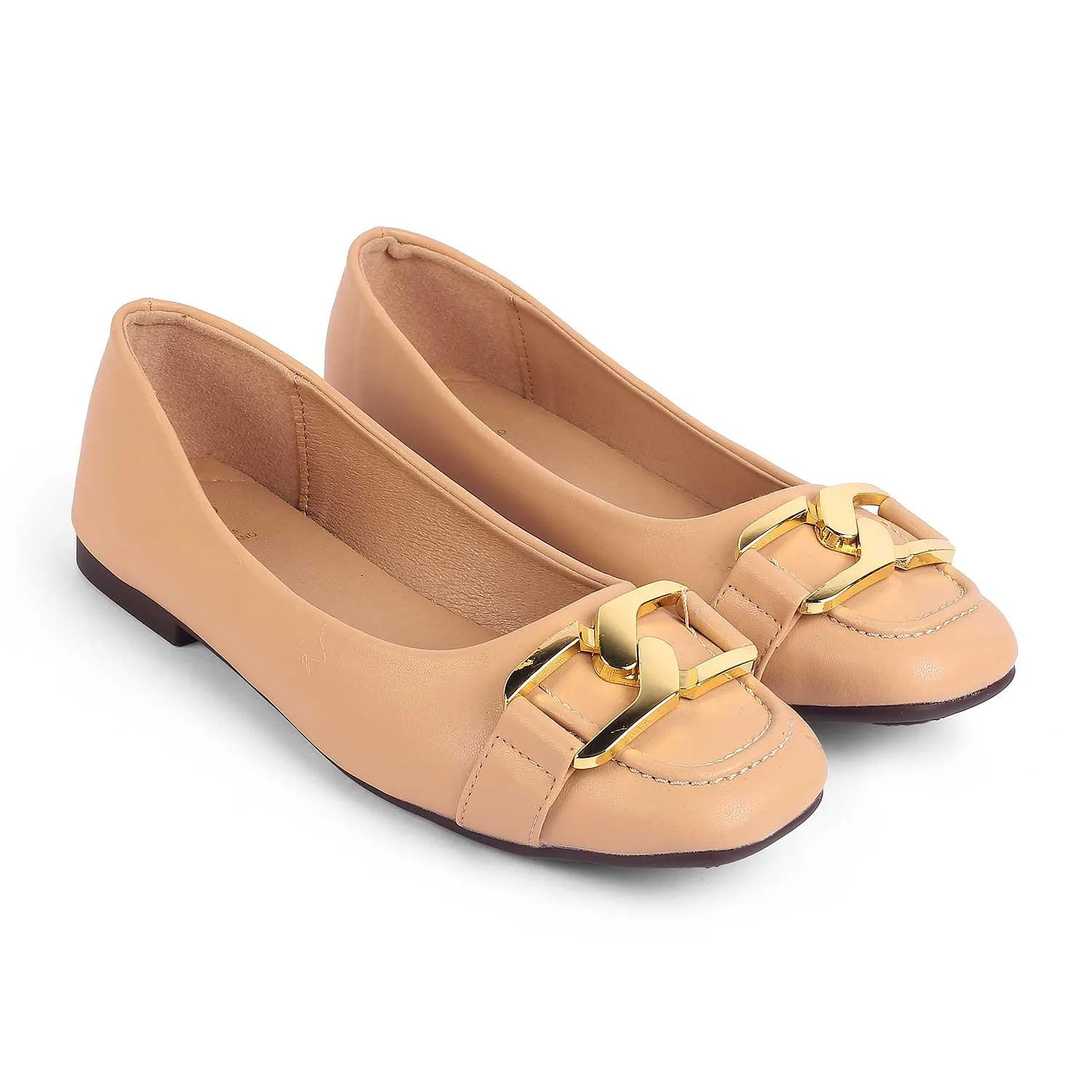 Tresmode Pici Nude Women's Dress Ballerinas