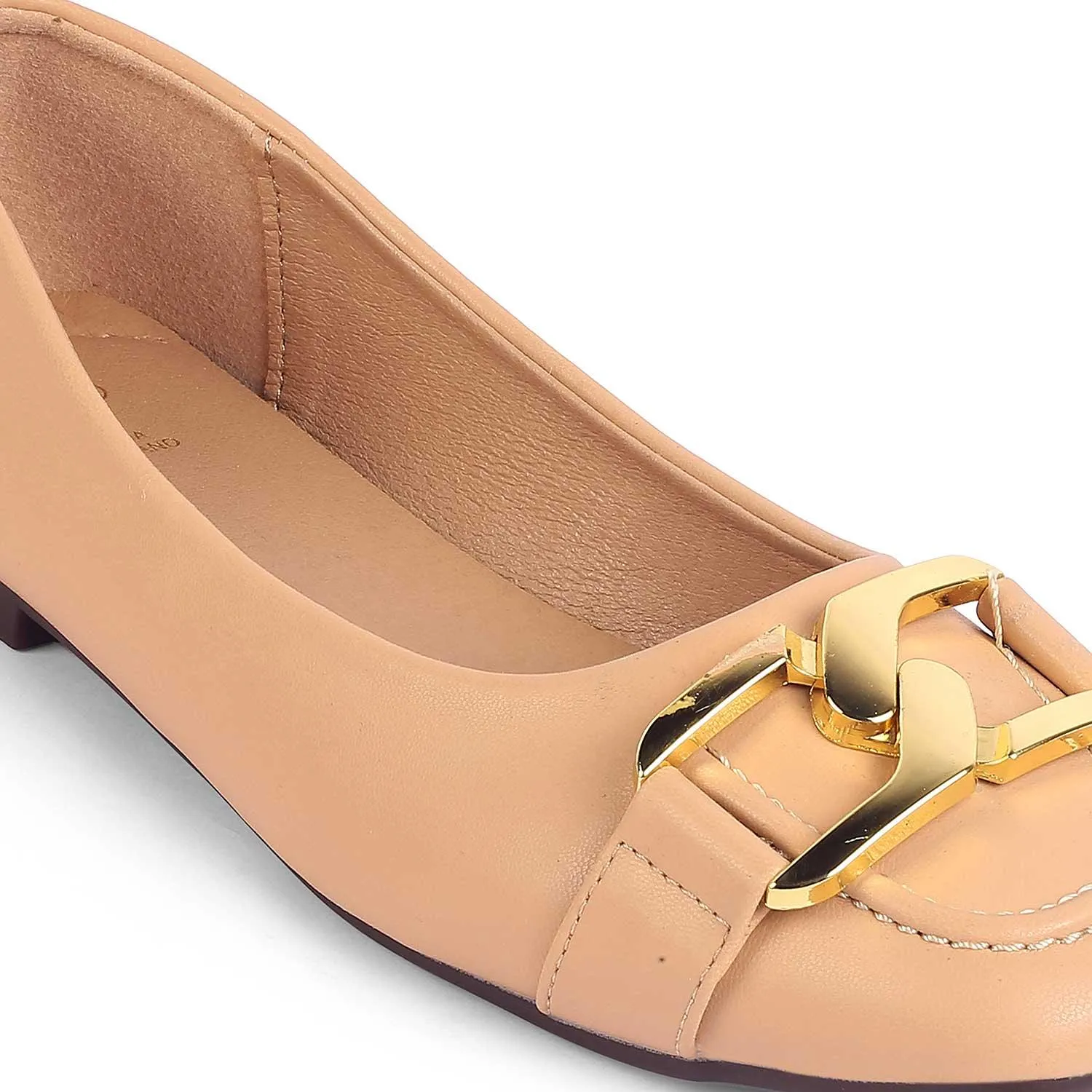 Tresmode Pici Nude Women's Dress Ballerinas