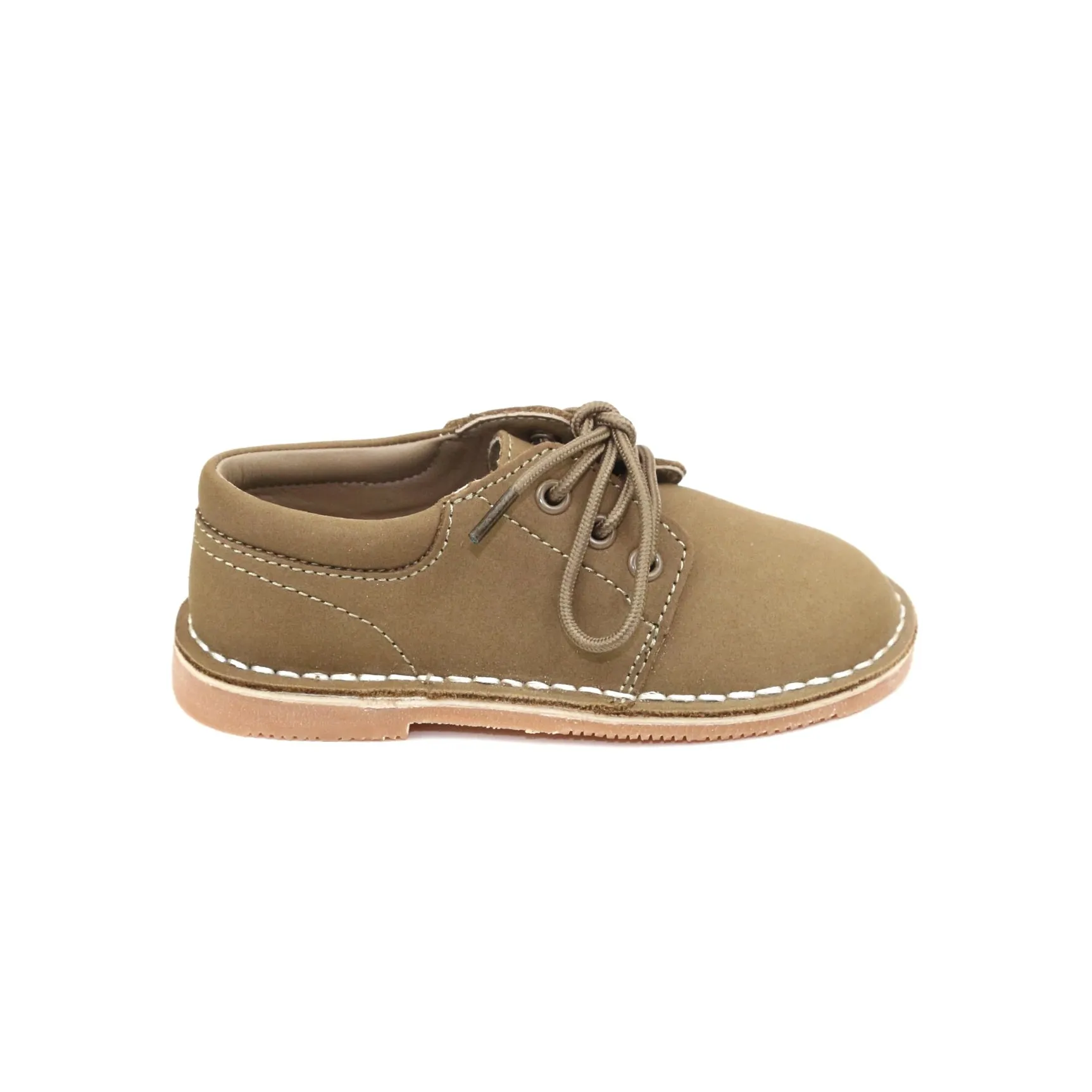 Tyler Nubuck Lace Up Shoes - Khaki