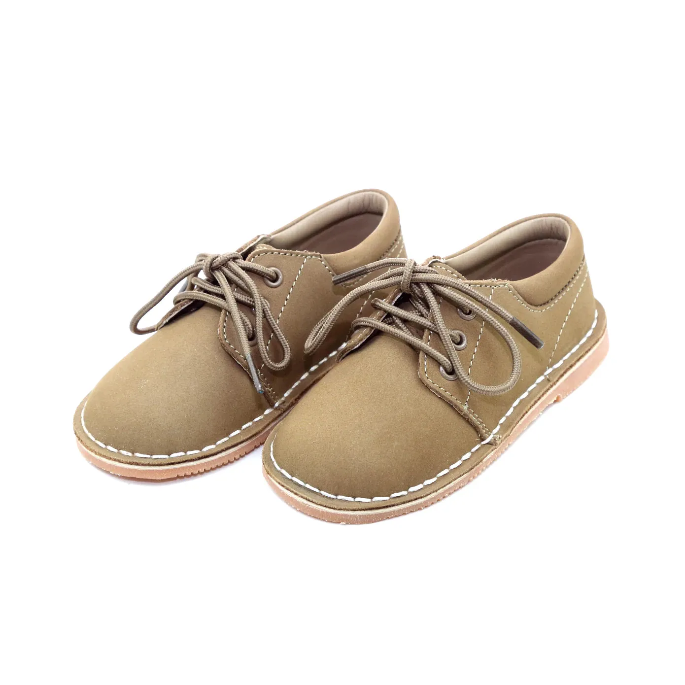 Tyler Nubuck Lace Up Shoes - Khaki