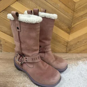 Warmbat - Women's Fleece-Lined Winter Boots: Brown-women-W6.5