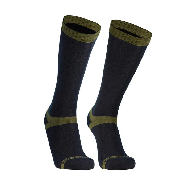 Waterproof Merino Trekking Socks - Olive Green