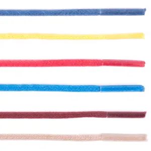 Wellington Colored Round Waxed Shoelaces