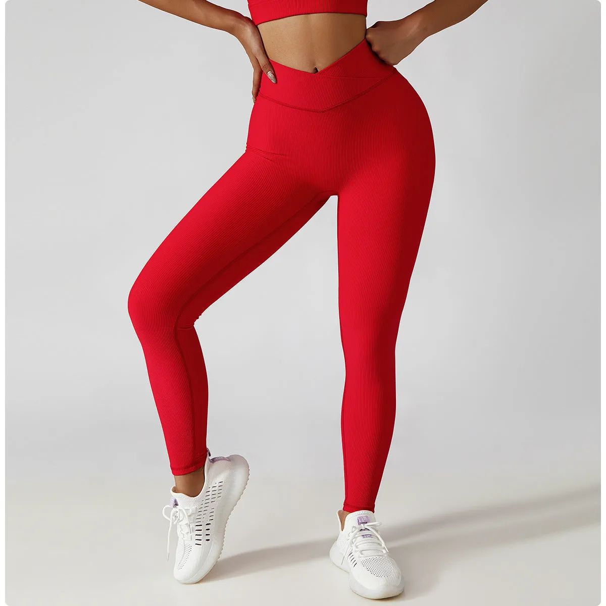 Wholesale Solid Fitness Workout Leggings