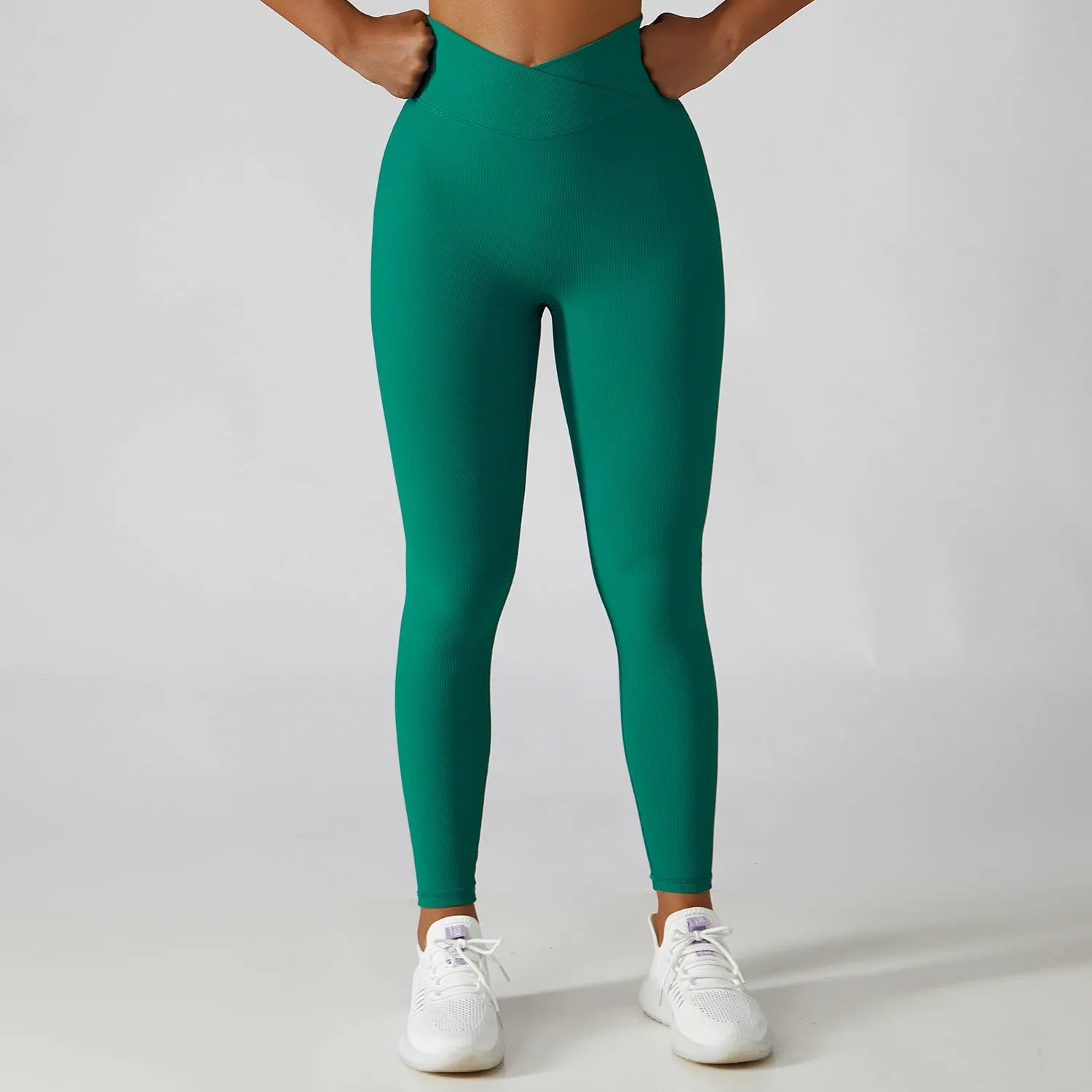 Wholesale Solid Fitness Workout Leggings