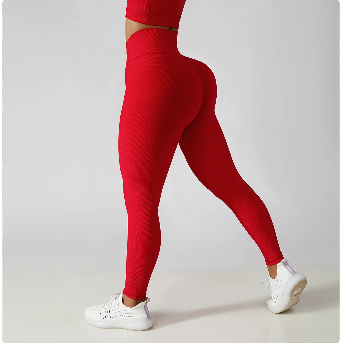 Wholesale Solid Fitness Workout Leggings