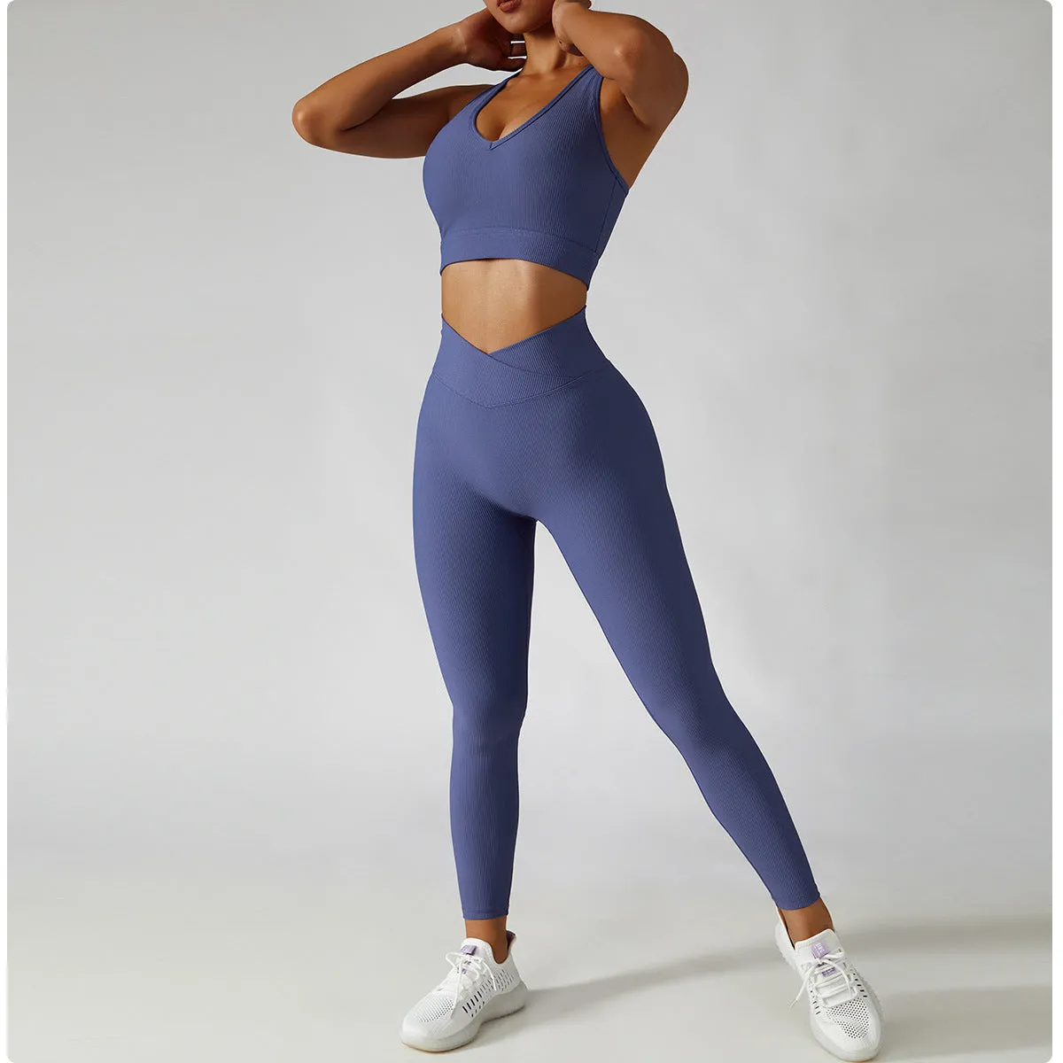 Wholesale Solid Fitness Workout Leggings