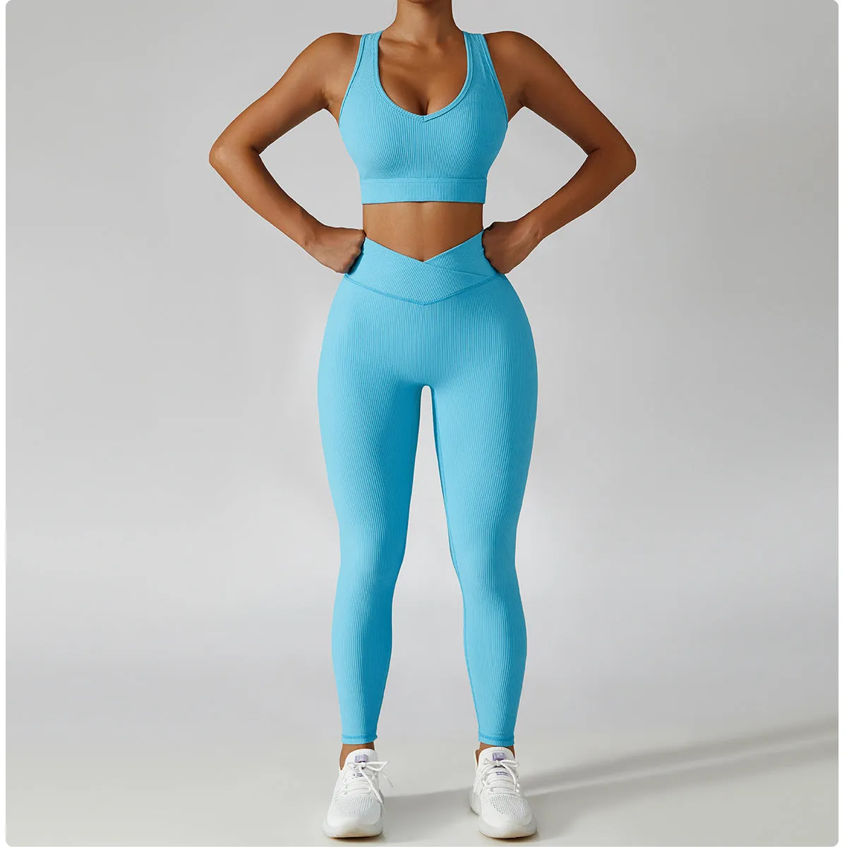 Wholesale Solid Fitness Workout Leggings