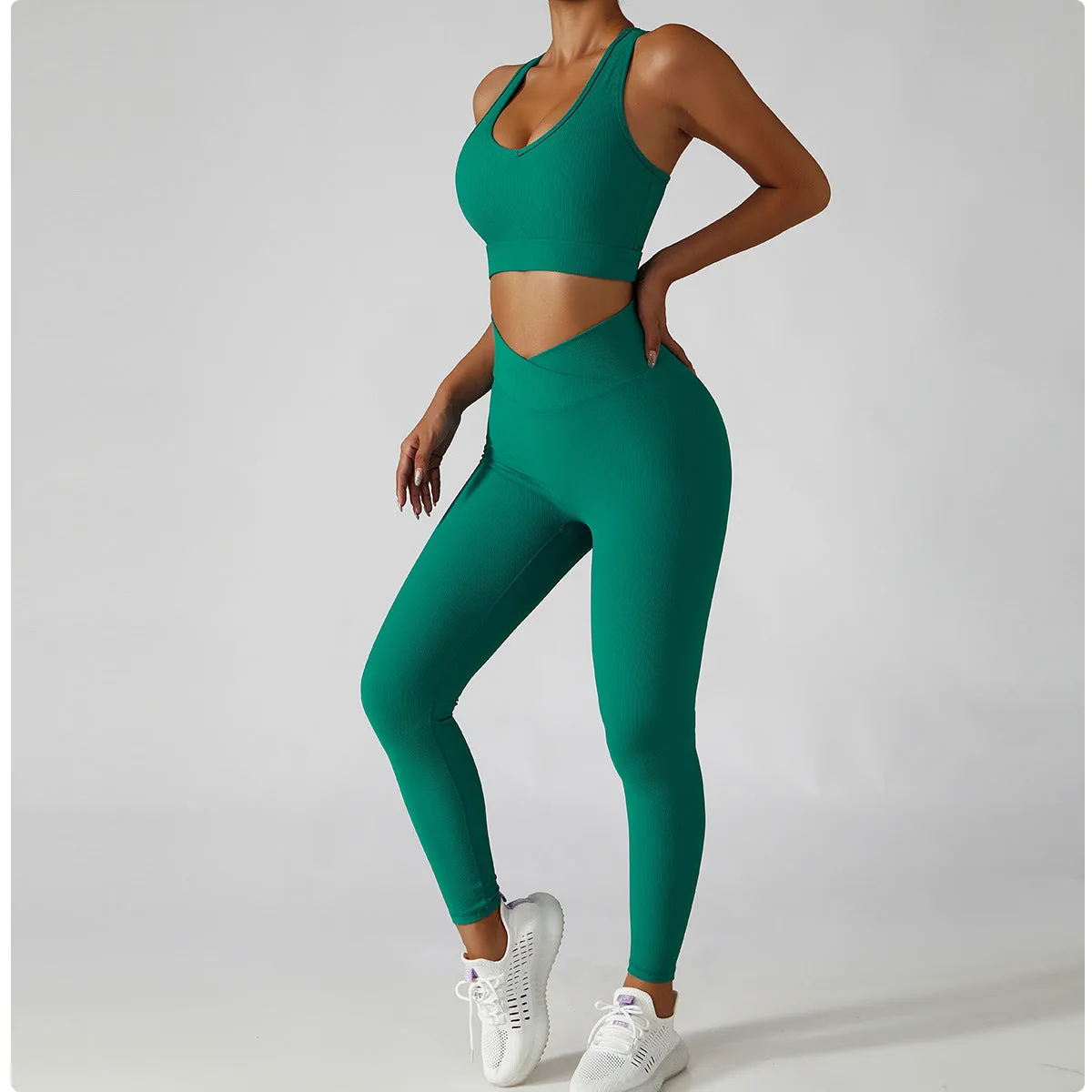 Wholesale Solid Fitness Workout Leggings