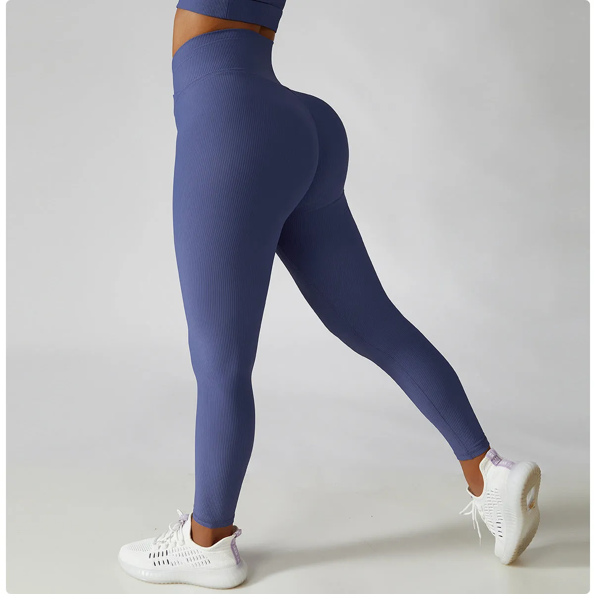 Wholesale Solid Fitness Workout Leggings