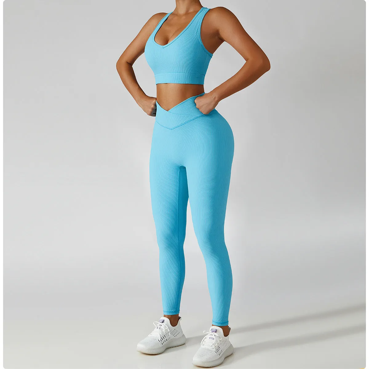 Wholesale Solid Fitness Workout Leggings