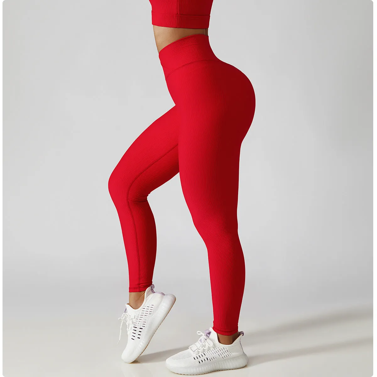 Wholesale Solid Fitness Workout Leggings