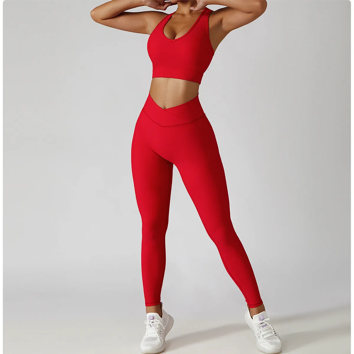 Wholesale Solid Fitness Workout Leggings