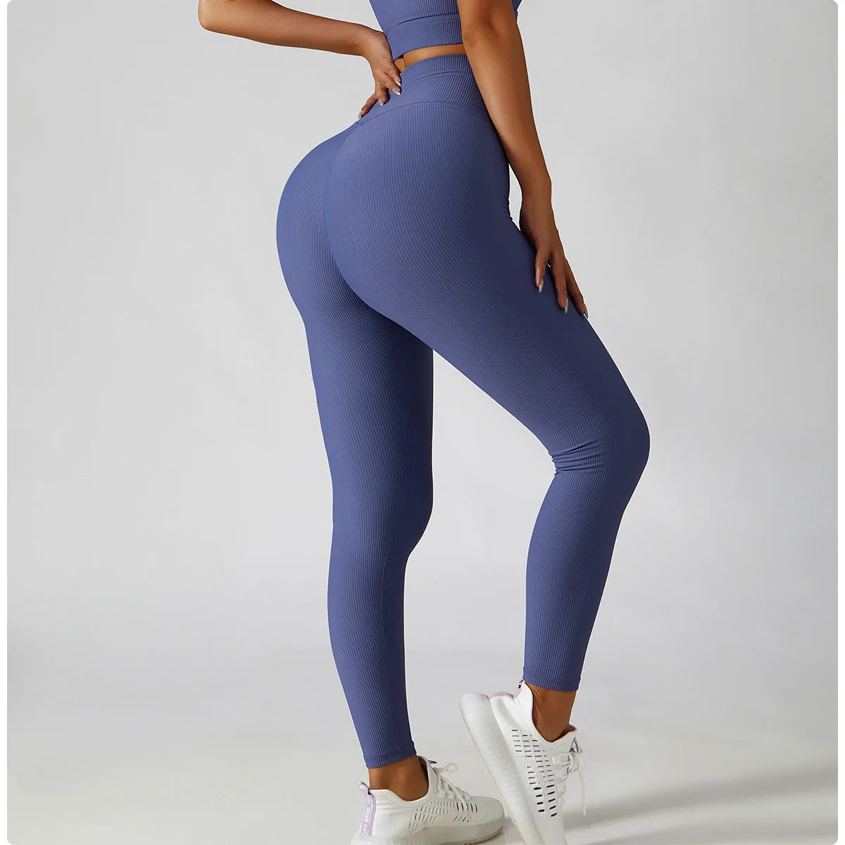 Wholesale Solid Fitness Workout Leggings