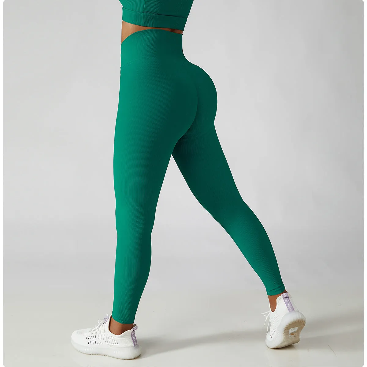 Wholesale Solid Fitness Workout Leggings