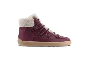 Winter Barefoot Boots Be Lenka Bliss - Burgundy Red