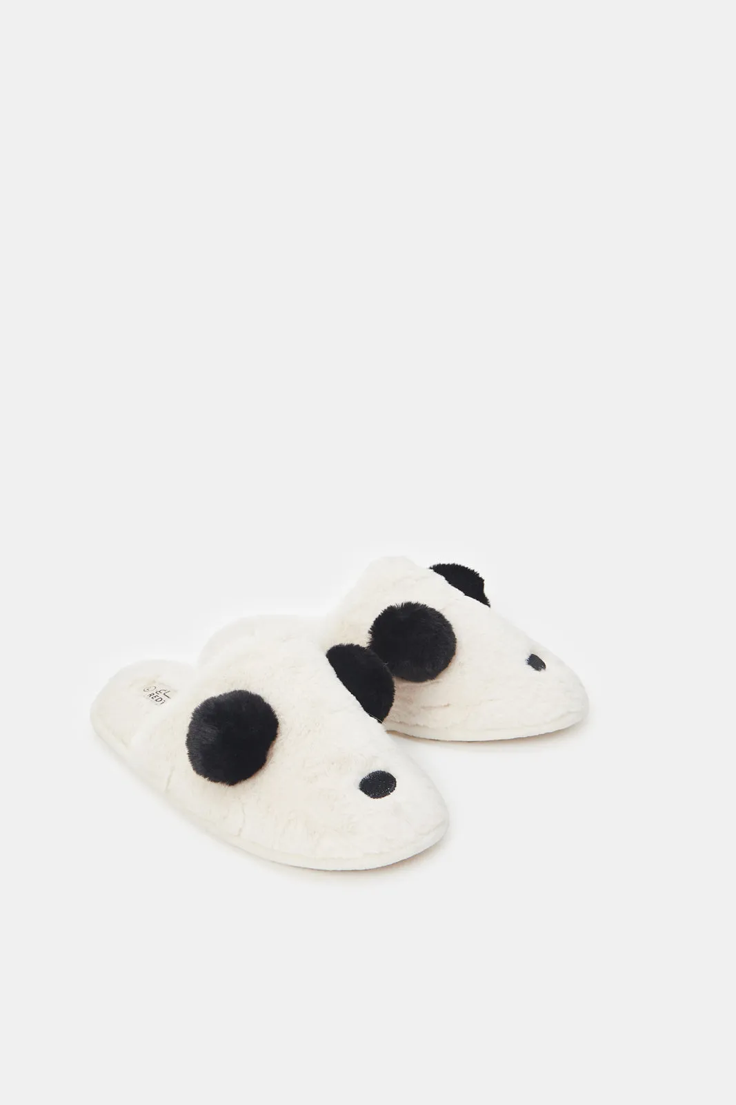 Women Ivory Panda Slipper