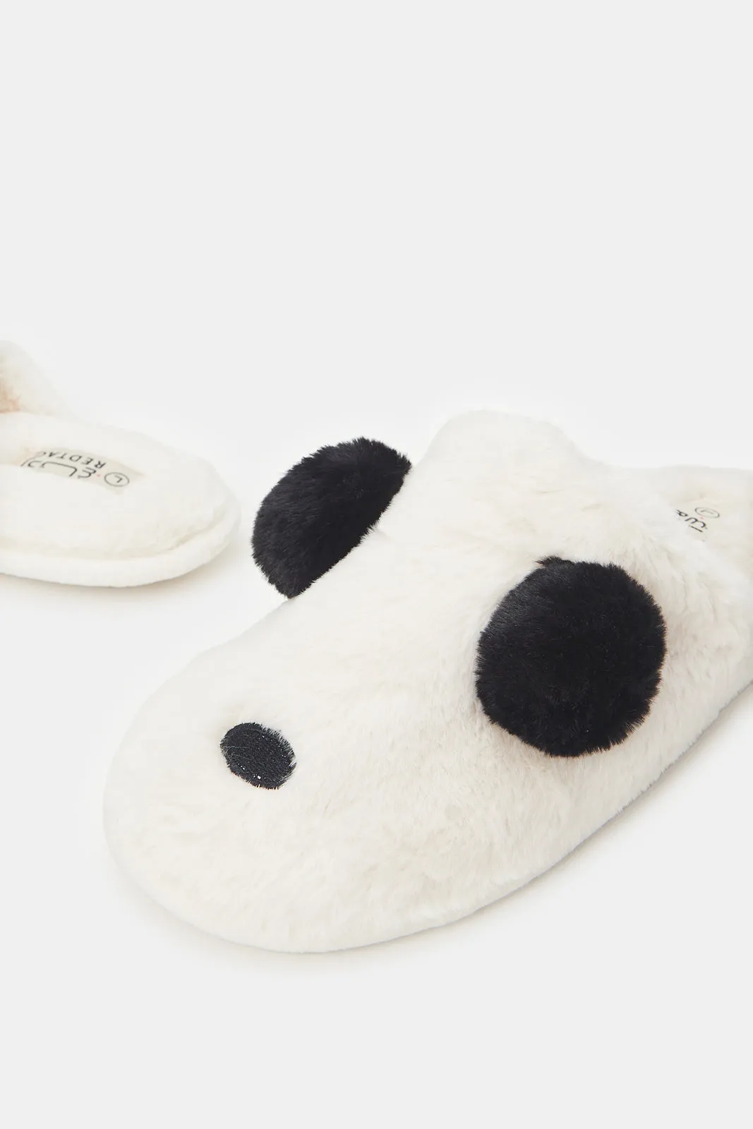 Women Ivory Panda Slipper