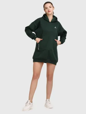 Women's Hooded Sweatshirt Dress