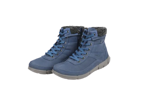 Women's Leather Boots (#3143118_Paris Jeans Blue)