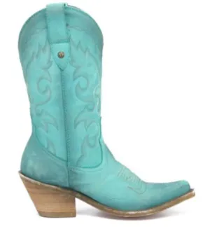 Women's Liberty Black Sienna Nobuck Turquoise Boot