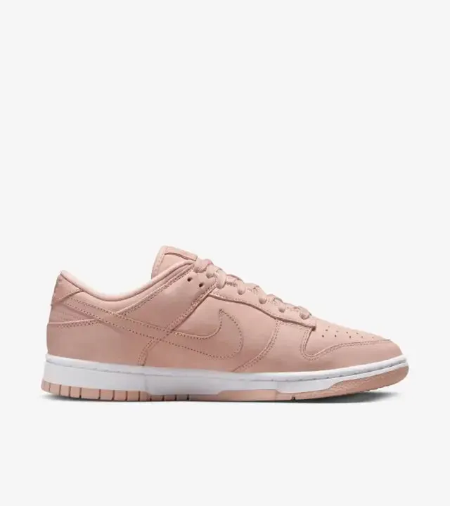 WOMEN'S NIKE DUNK LOW PRM MF PINK OXFORD/PINK OXFORD-WHITE DV7415-600