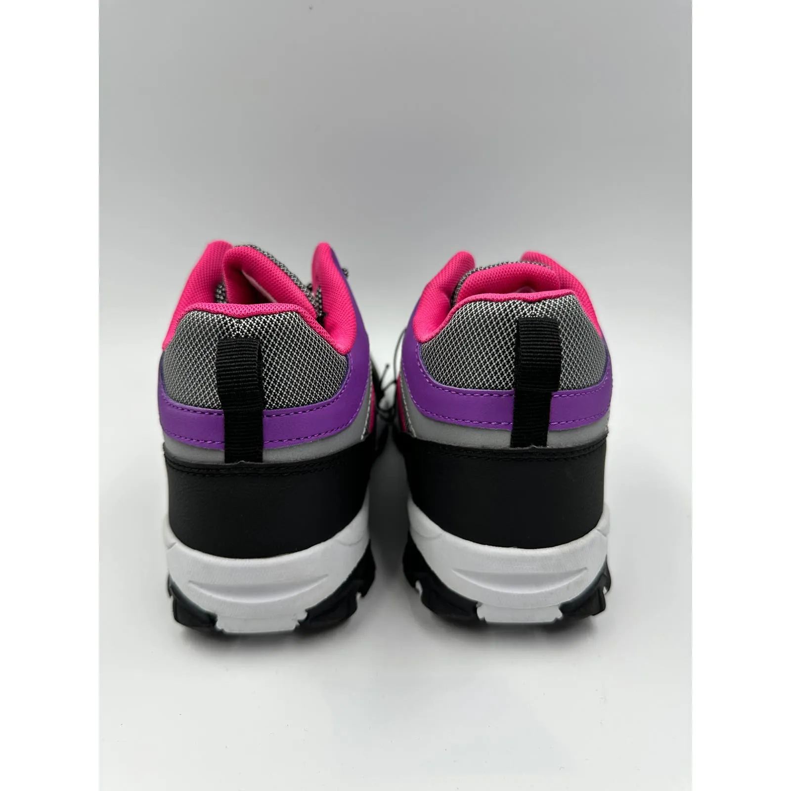 Women's Size 6, Bright Purple and Pink High Top Hikers with Rugged Tread Design